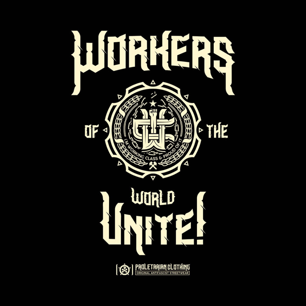 diseño-workers-unite!-identidad-grafica-proletarian-clothing